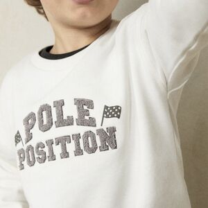 Mango Kids Pole Position Cotton Sweatshirt